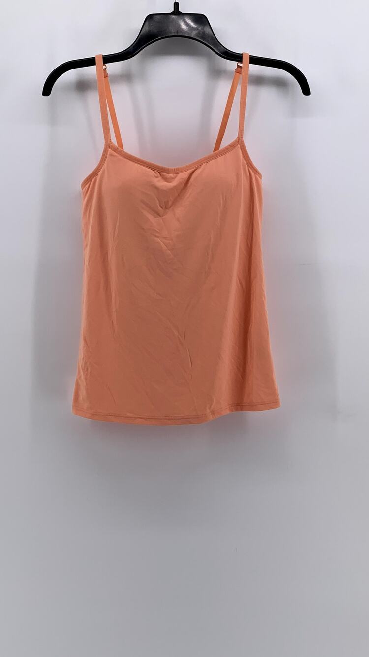 UNIQLO Women's Orange Airism Padded Tank Top SZ M